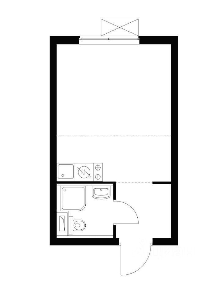 Продается 1-комнатная квартира, площадью 20.00 кв.м. Москва, улица Саларьевская, дом 14к3