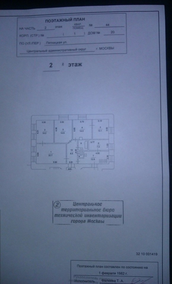 Продается 6-комнатная квартира, площадью 111.00 кв.м. Москва, улица Пятницкая, дом 20стр1