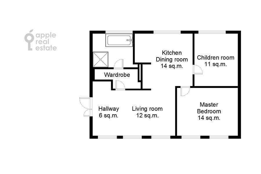 Продается 3-комнатная квартира, площадью 67.00 кв.м. Москва, улица Маши Порываевой, дом 38