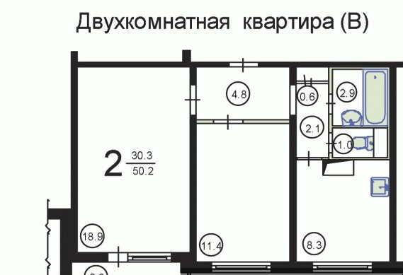 Продается 2-комнатная квартира, площадью 51.00 кв.м. Москва, Коровинское шоссе, дом 36к1