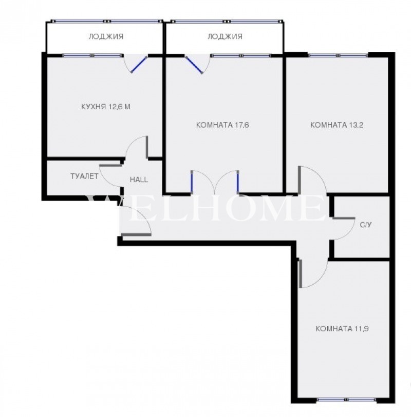 Продается 3-комнатная квартира, площадью 85.00 кв.м. Москва, переулок Козихинский Большой, дом 27с1