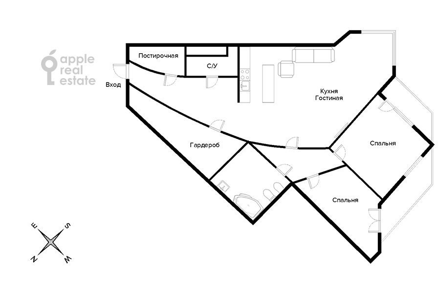 Продается 3-комнатная квартира, площадью 137.00 кв.м. Москва, улица Минская, дом 1Гк3