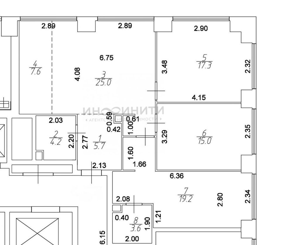 Продается 3-комнатная квартира, площадью 97.50 кв.м. Москва, улица Озерная