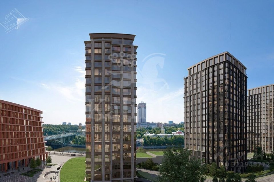 Продается 1-комнатная квартира, площадью 49.70 кв.м. Москва, набережная Лужнецкая