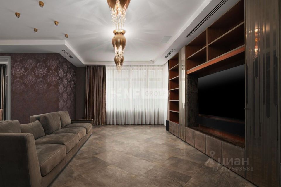 Продается 4-комнатная квартира, площадью 298.90 кв.м. Москва, улица Трубецкая, дом 8