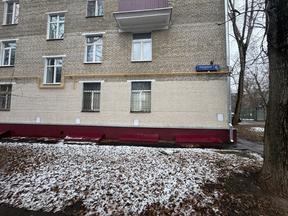 Продается 3-комнатная квартира, площадью 65.30 кв.м. Москва, проезд Линейный, дом 6