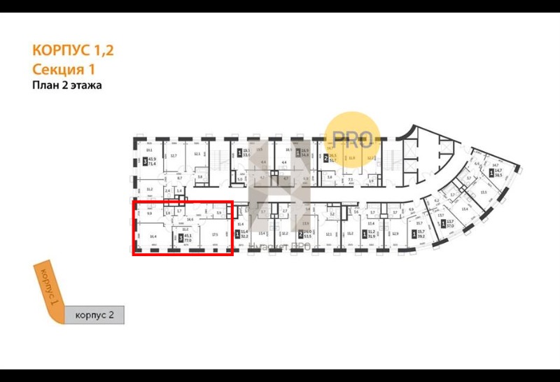 Продается 3-комнатная квартира, площадью 78.50 кв.м. Москва, Волоколамское шоссе