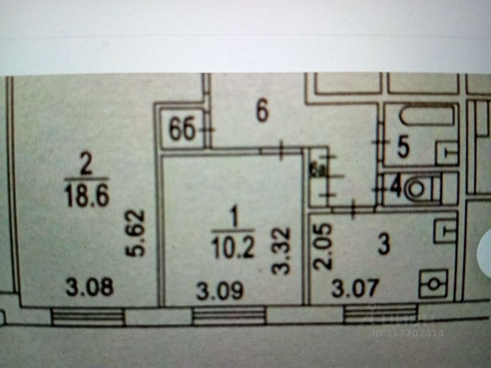 Продается 2-комнатная квартира, площадью 46.00 кв.м. Москва, улица 8-я Соколиной Горы, дом 7