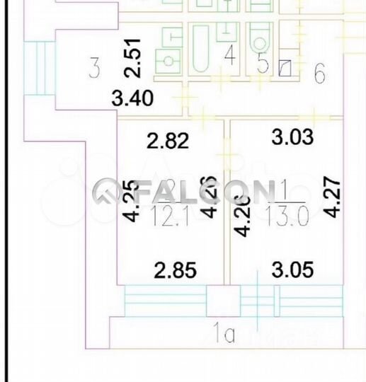 Продается 2-комнатная квартира, площадью 43.00 кв.м. Москва, улица Пресненский Вал, дом 26