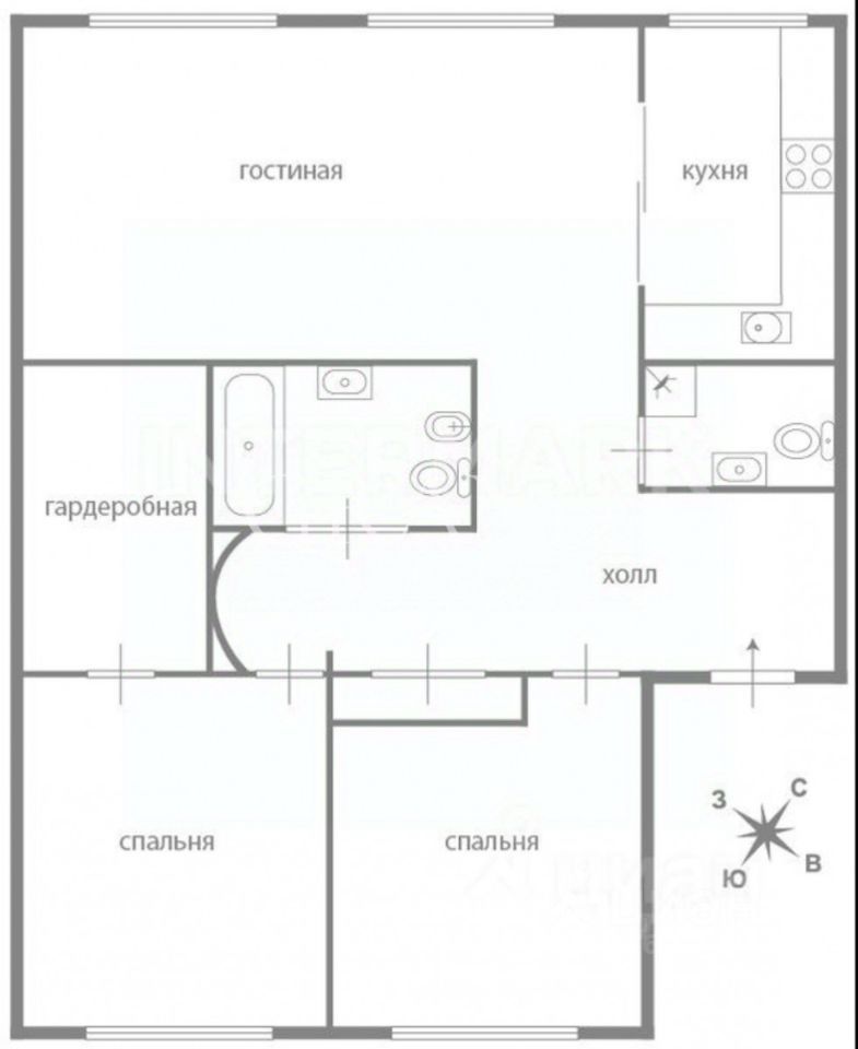 Продается 3-комнатная квартира, площадью 90.00 кв.м. Москва, переулок Козихинский Большой, дом 19/6