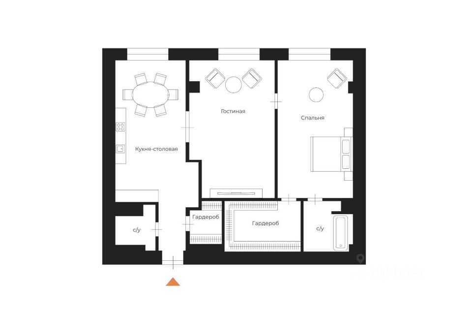 Продается 2-комнатная квартира, площадью 125.00 кв.м. Москва, улица Большая Садовая, дом 5к1