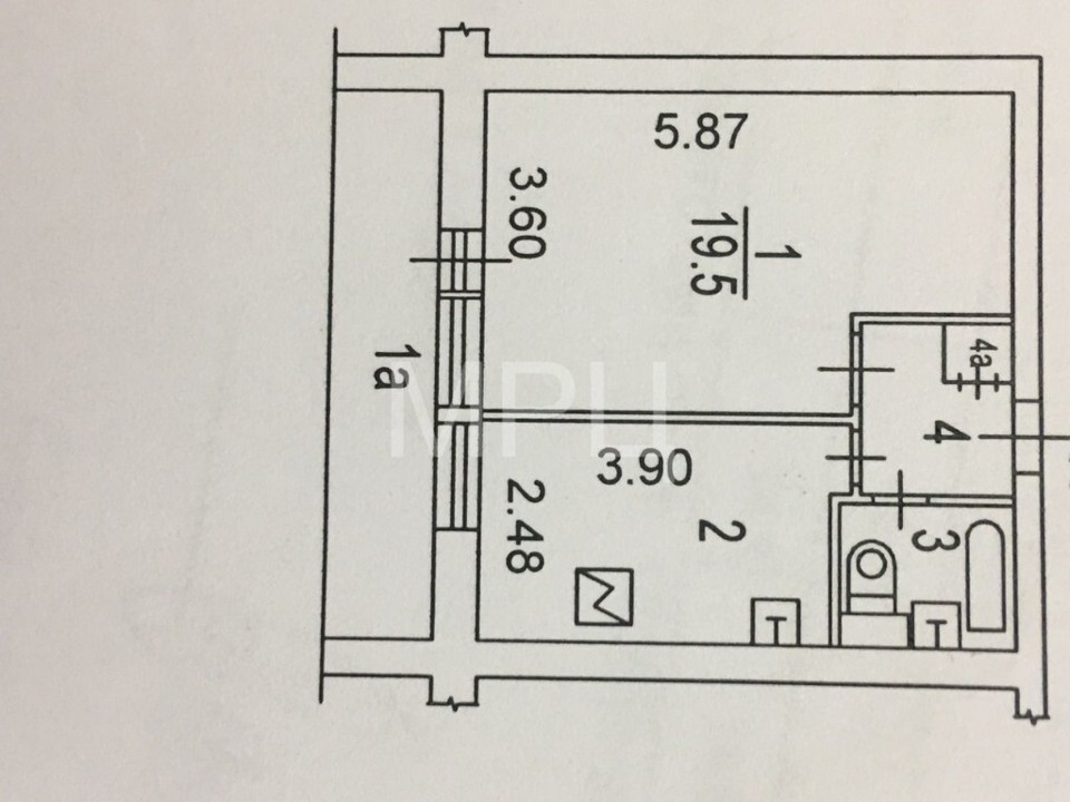 Продается 1-комнатная квартира, площадью 36.00 кв.м. Москва, улица Башиловская, дом 23к2