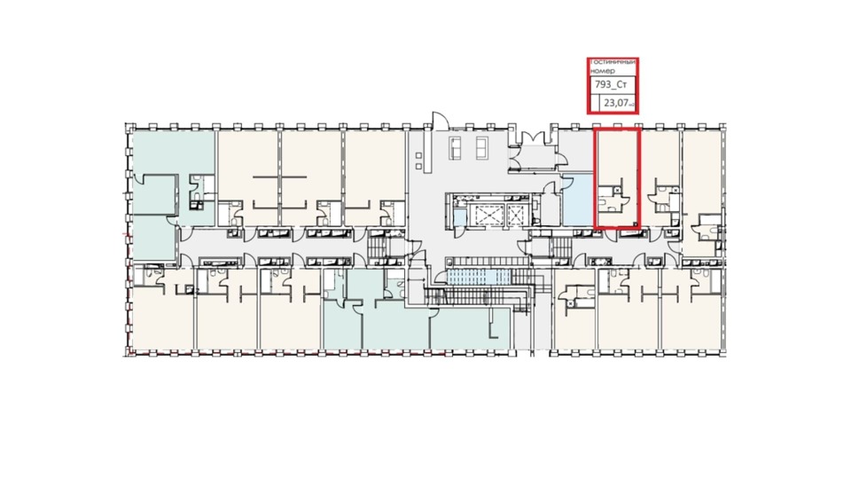 Продается 1-комнатная квартира, площадью 23.10 кв.м. Москва, улица Автозаводская