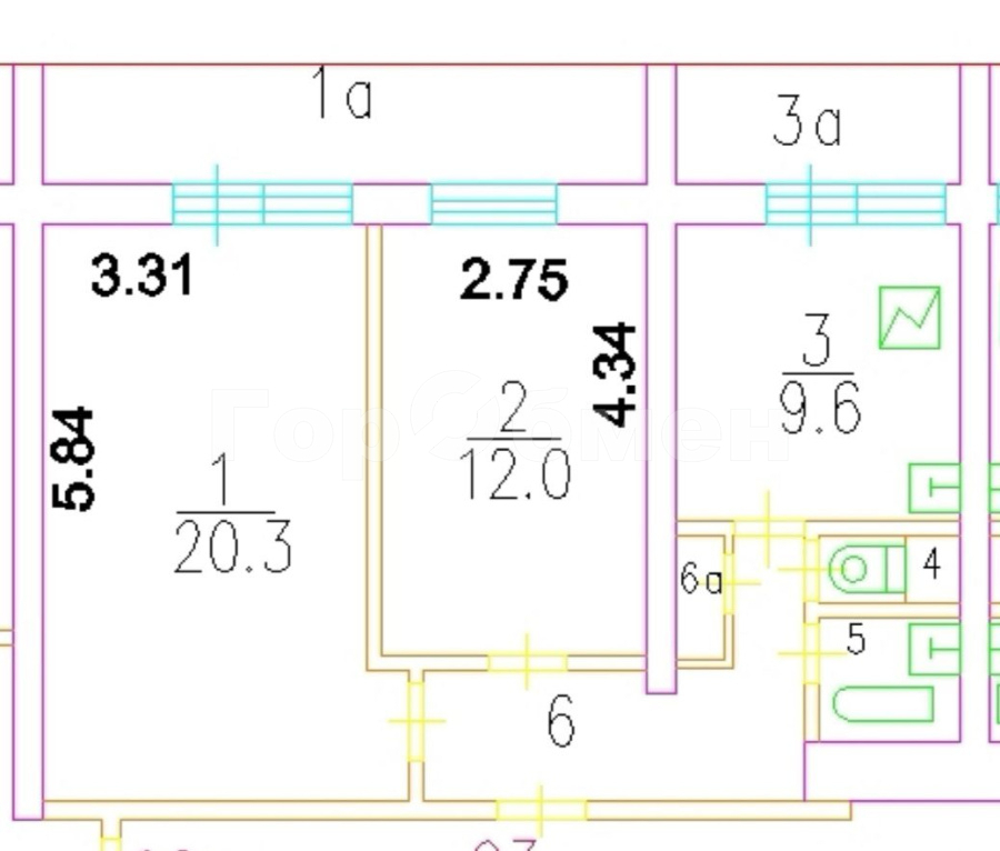 Продается 2-комнатная квартира, площадью 51.10 кв.м. Москва, улица Онежская, дом 18к3