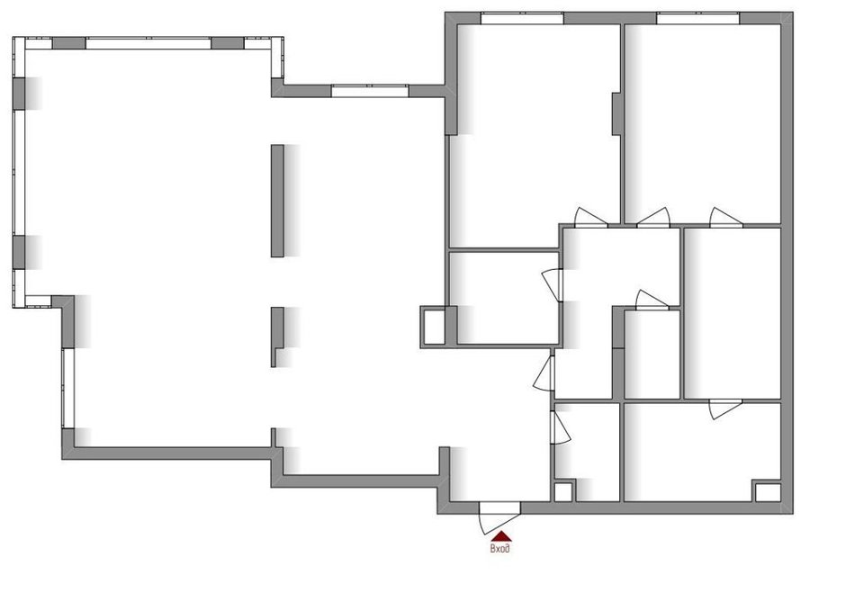 Продается 4-комнатная квартира, площадью 180.00 кв.м. Москва, переулок Зачатьевский 1-й, дом 5