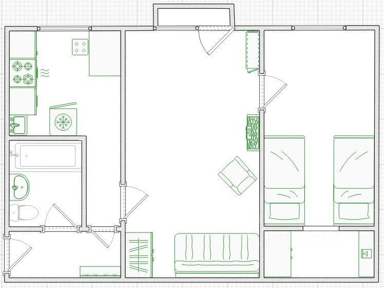 Продается 2-комнатная квартира, площадью 44.00 кв.м. Московская область, Королёв городской округ, микрорайон Юбилейный, улица Большая Комитетская, дом 27