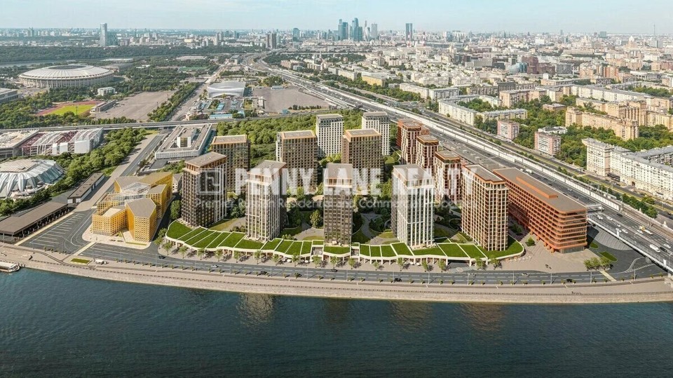 Продается 4-комнатная квартира, площадью 146.70 кв.м. Москва, набережная Лужнецкая