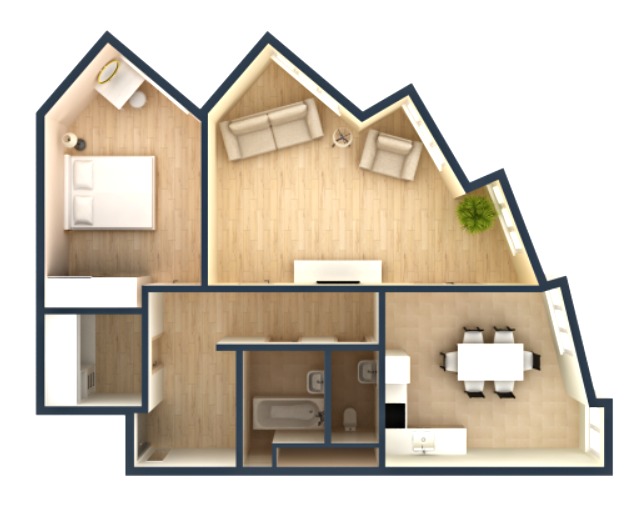 Продается 3-комнатная квартира, площадью 77.10 кв.м. Москва, улица Сокольнический Вал, дом 3