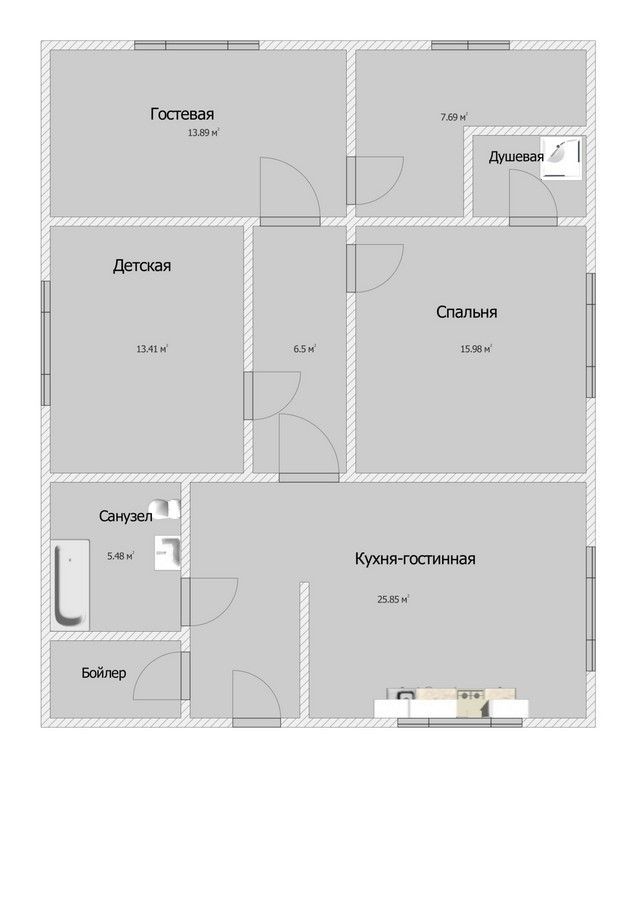 Продается дом, площадью 120.00 кв.м. Московская область, Коломенский городской округ, город Коломна, улица Ремонтная, дом 17