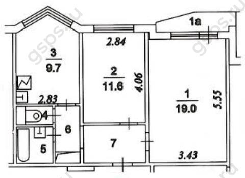 Продается 2-комнатная квартира, площадью 53.00 кв.м. Москва, улица Татьяны Макаровой, дом 8
