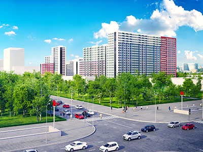 ЖК «Город», масштабный проект со всей инфраструктурой, расположенный на севере Москвы.