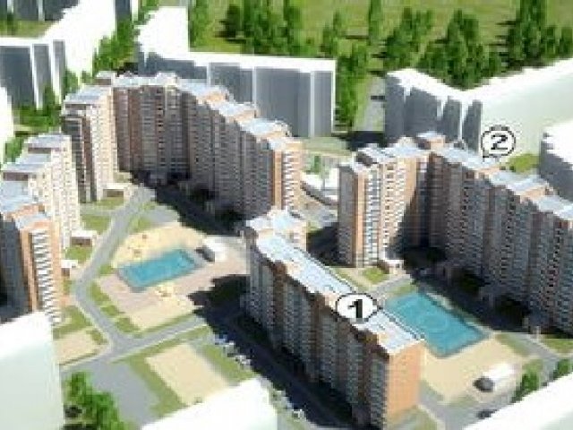 Мкр Ивановские Дворики. Московская обл., Серпухов, Ивановские Дворики мкр., Юбилейная ул.