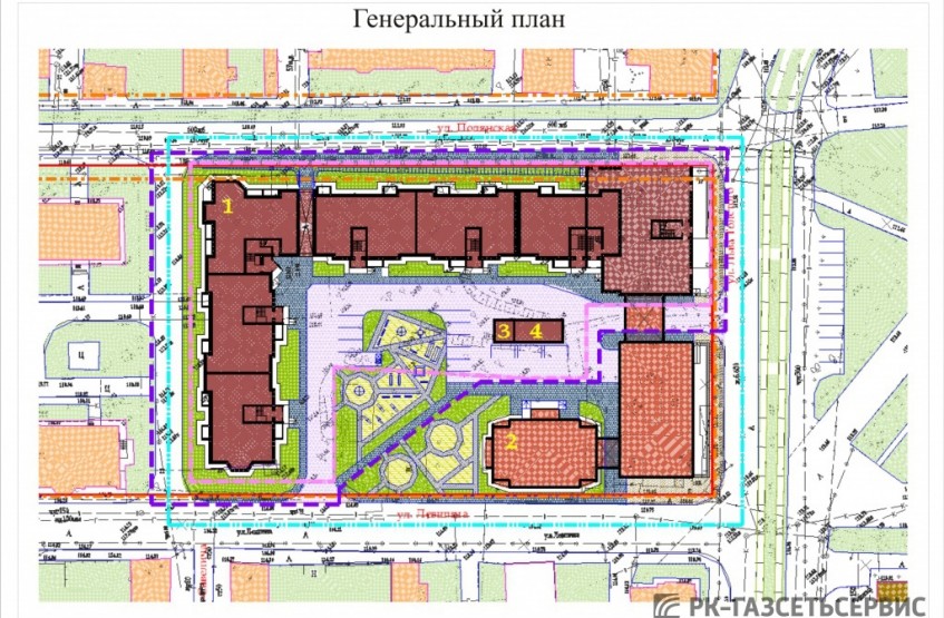 Жилой дом на Полянской, 17 . Московская обл., Коломна, Полянская ул., 17