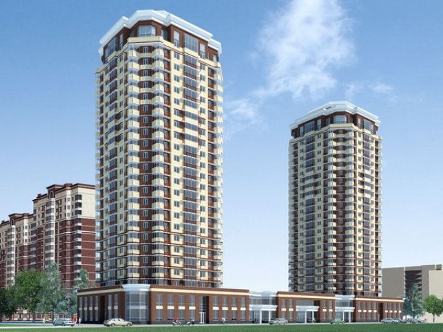 Жилой дом на Островского, 20. Московская обл., Пушкино, Островского ул., 20