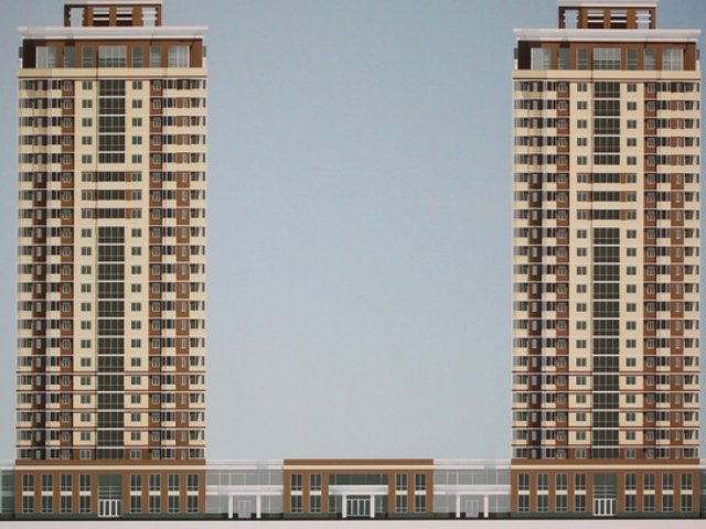 Жилой дом на Островского, 20. Московская обл., Пушкино, Островского ул., 20