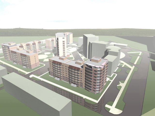 ЖК на ул. Чернышевского. Московская обл., Серпухов, Чернышевского ул., корп. 1-5