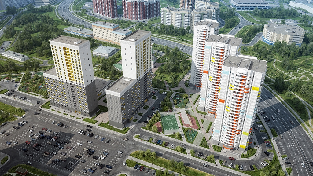 ЖК Новокуркино. Московская обл., Химки, Новокуркино р-н, мкр. 6-7-8