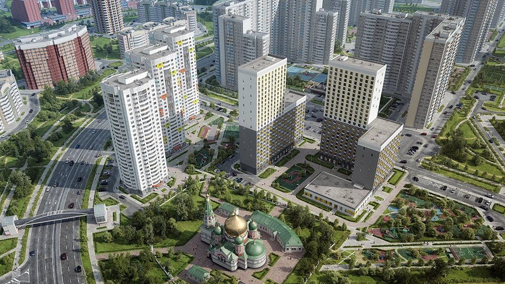 ЖК Новокуркино. Московская обл., Химки, Новокуркино р-н, мкр. 6-7-8