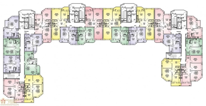 ЖК Львовский. Московская обл., Подольск, Львовский мкр., Орджоникидзе ул., 2, к. 1-3, Горького ул., 17