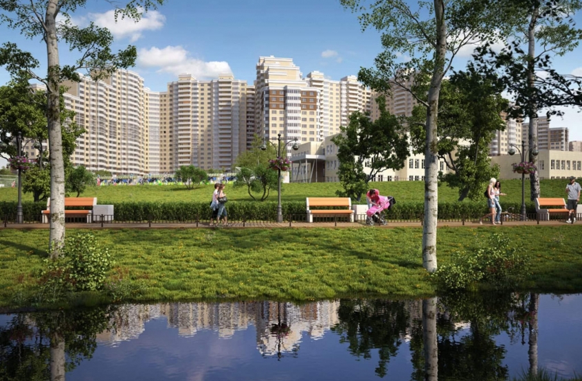 Мкр Одинбург. Московская обл., Одинцово, Северная ул.