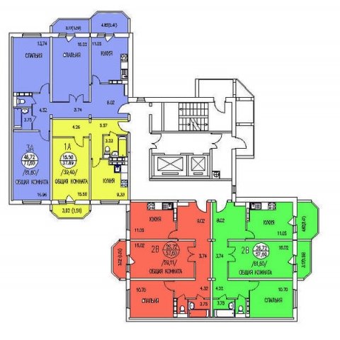 Планировка квартир в домах серии 144