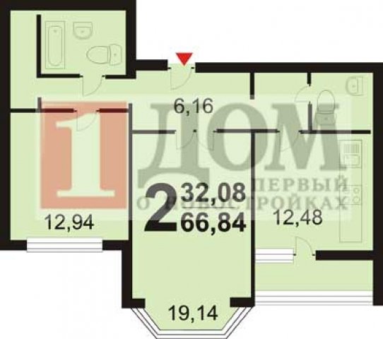 Планировка квартир в домах серии И-1724