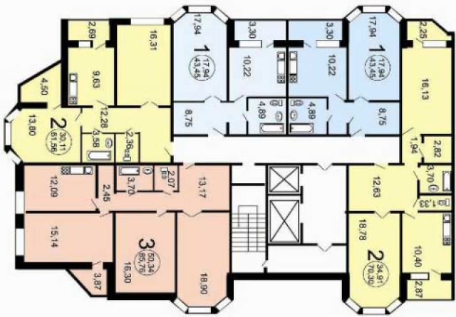 Планировка квартир в домах серии И-79-99