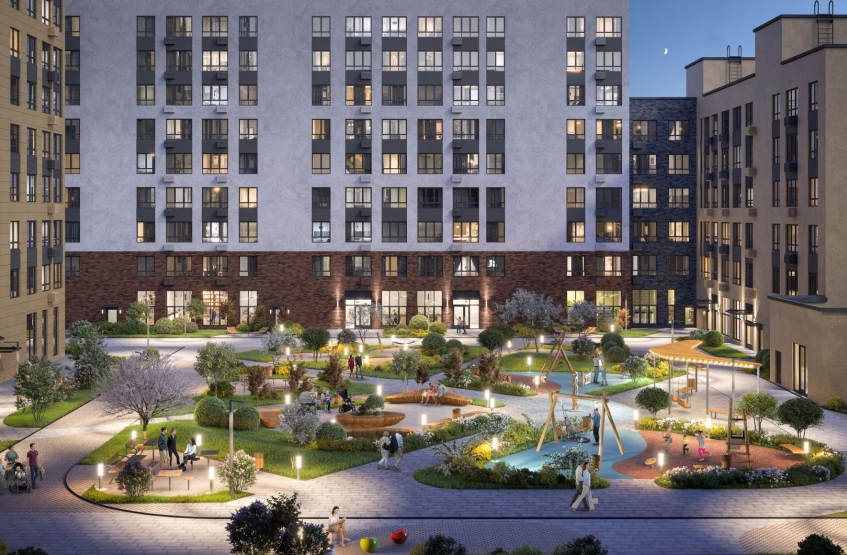 Жилой район Испанские кварталы. Москва, Сосенское пос., в районе Николо-Хованское дер.