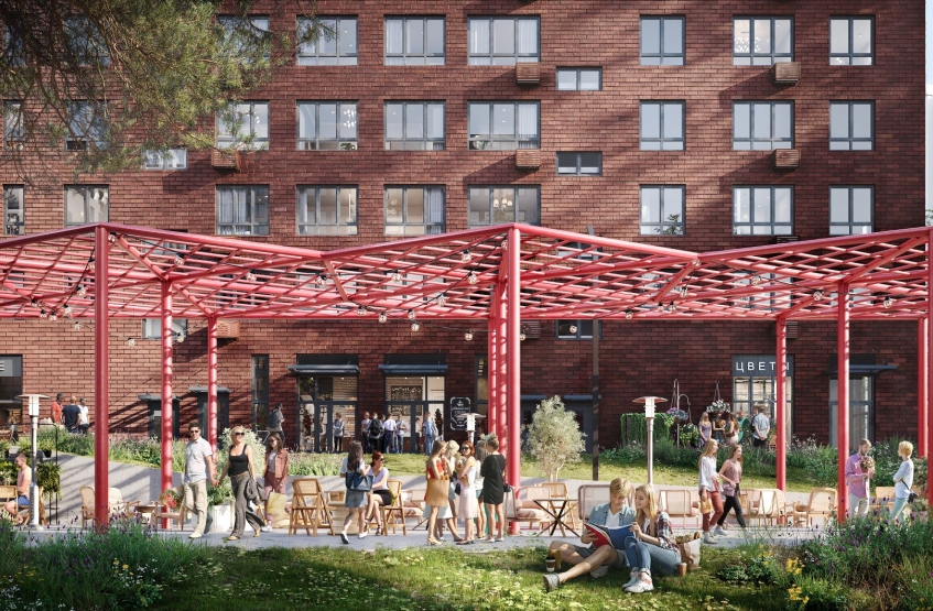 Жилой район Испанские кварталы. Москва, Сосенское пос., в районе Николо-Хованское дер.