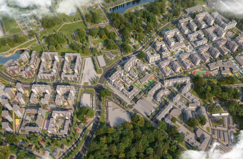 Жилой район Испанские кварталы. Москва, Сосенское пос., в районе Николо-Хованское дер.