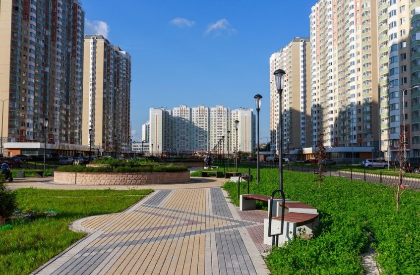 Мкр. Центр-2. Московская обл., Балашиха, Железнодорожный мкр, Струве ул.