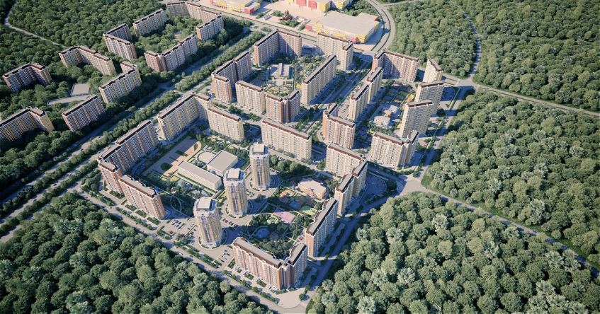 Мкр. Некрасовка-Парк. Москва, Защитников Москвы пр-т