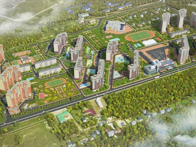 ЖК Солнечная долина. Московская обл., Щелково, Фряновское ш., 64, к.1-3