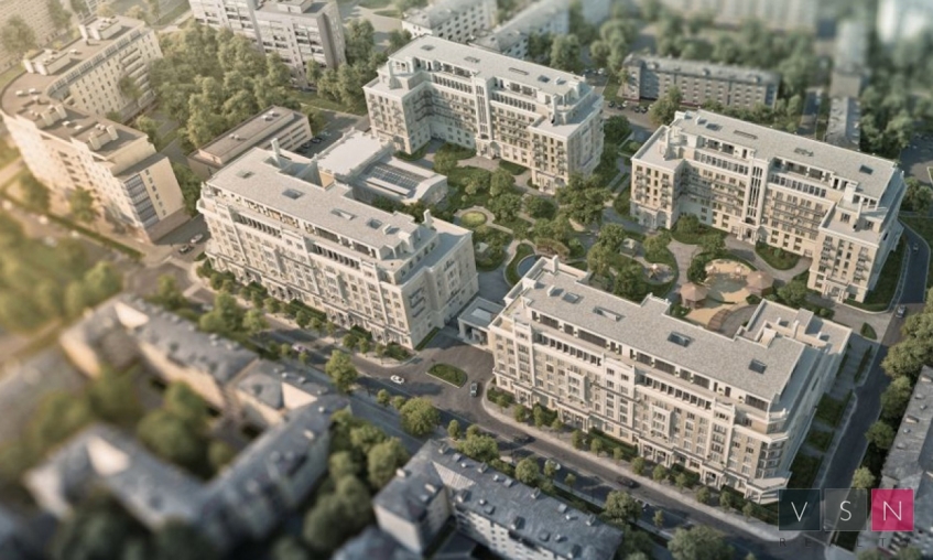 Квартал Knightsbridge Private park. Москва, Ефремова ул., 19, к. 1-4