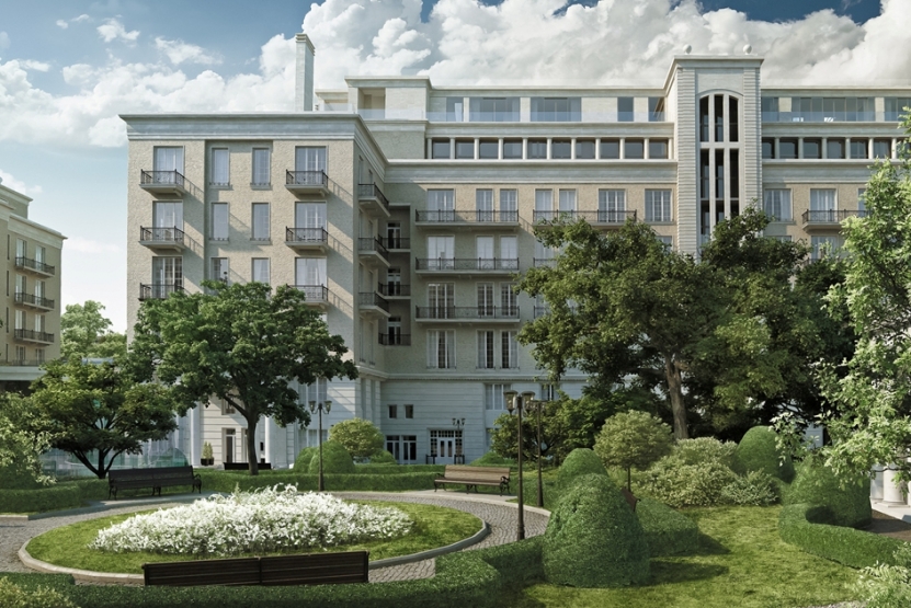 Квартал Knightsbridge Private park. Москва, Ефремова ул., 19, к. 1-4