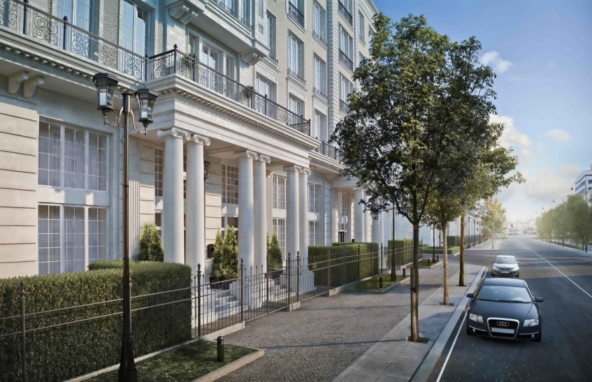 Квартал Knightsbridge Private park. Москва, Ефремова ул., 19, к. 1-4