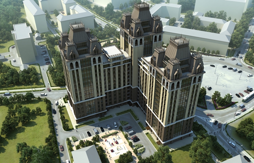 ЖК Соколиный форт. Москва, 1-я Мясниковская ул., вл. 2