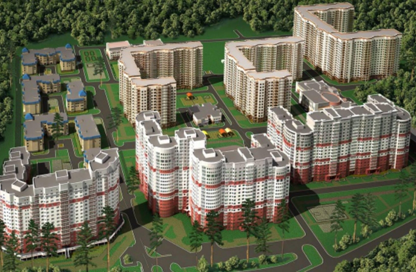 ЖК Леоновский парк. Московская обл., Балашиха, Кучино мкр., Леоновское ш.