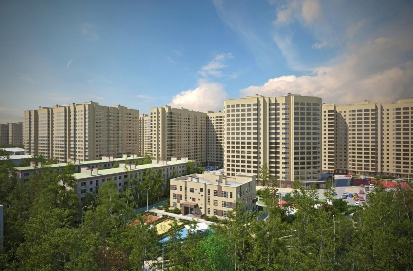 ЖК Спутник. Мытищи. Московская обл., Мытищи, Строитель мкр., 2-я Институтская ул.