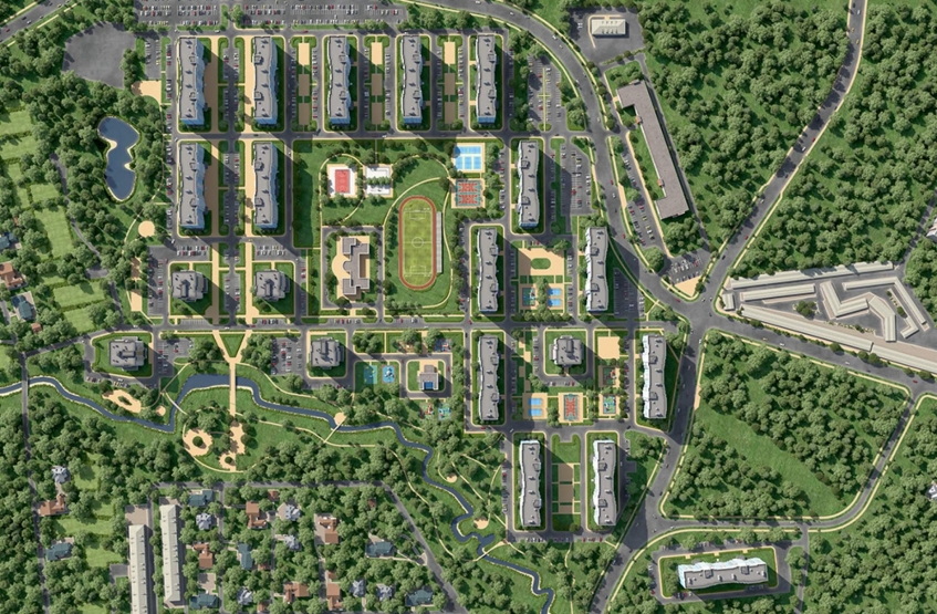 Мкр Лобня Сити. Московская обл., Лобня, Лобня Сити мкр.